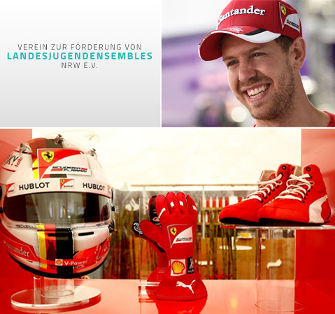 Sebastian Vettel unterstützt "Verein zur Förderung von Landesjugendensembles NRW" Sebastian Vettel unterstützt "Verein zur Förderung von Landesjugendensembles NRW"