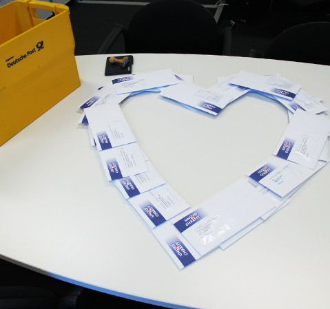 Post für den guten Zweck Post für den guten Zweck