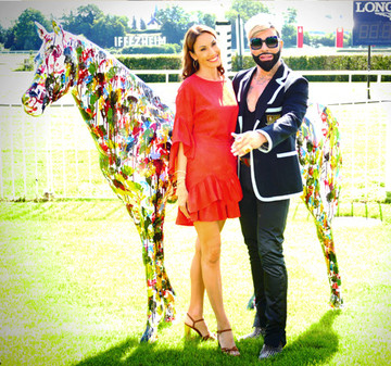 Dagmar mit Harald Glööckler Dagmar mit Harald Glööckler