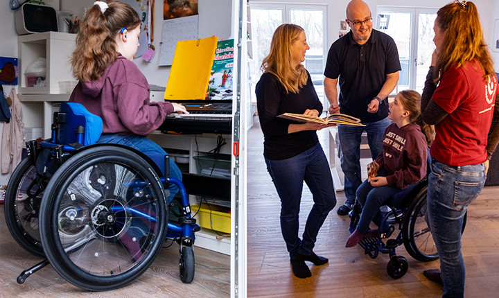 Die Stiftung AKM unterstützt Coralie 