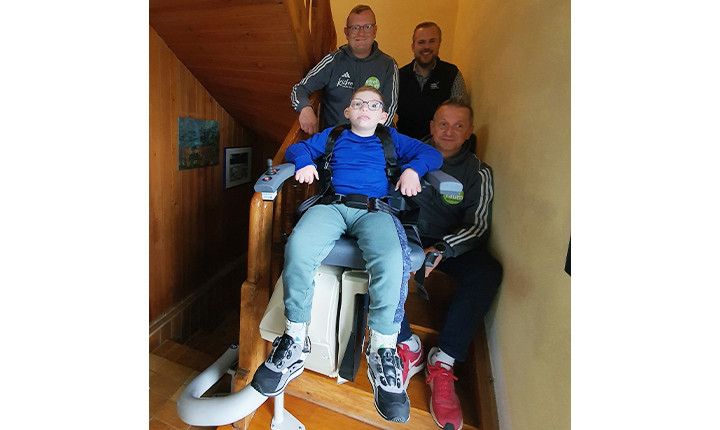 Ein Treppenlift für Leo! 