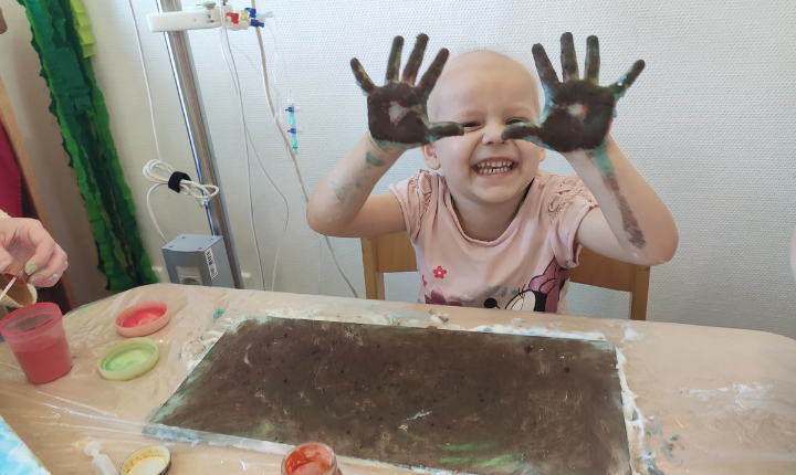 Kunsttherapie für krebskranke Kinder