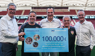 Stars4Kids und der VfB Stuttgart schaffen eine starke Region