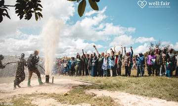 Well:fair ermöglicht Zugang zu Wasser und Hygiene