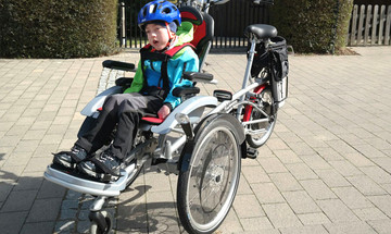 Jannis and his new bike Jannis and his new bike