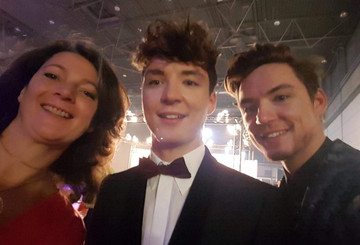 Mit den "Lochis" bei der Goldenen Henne 2018