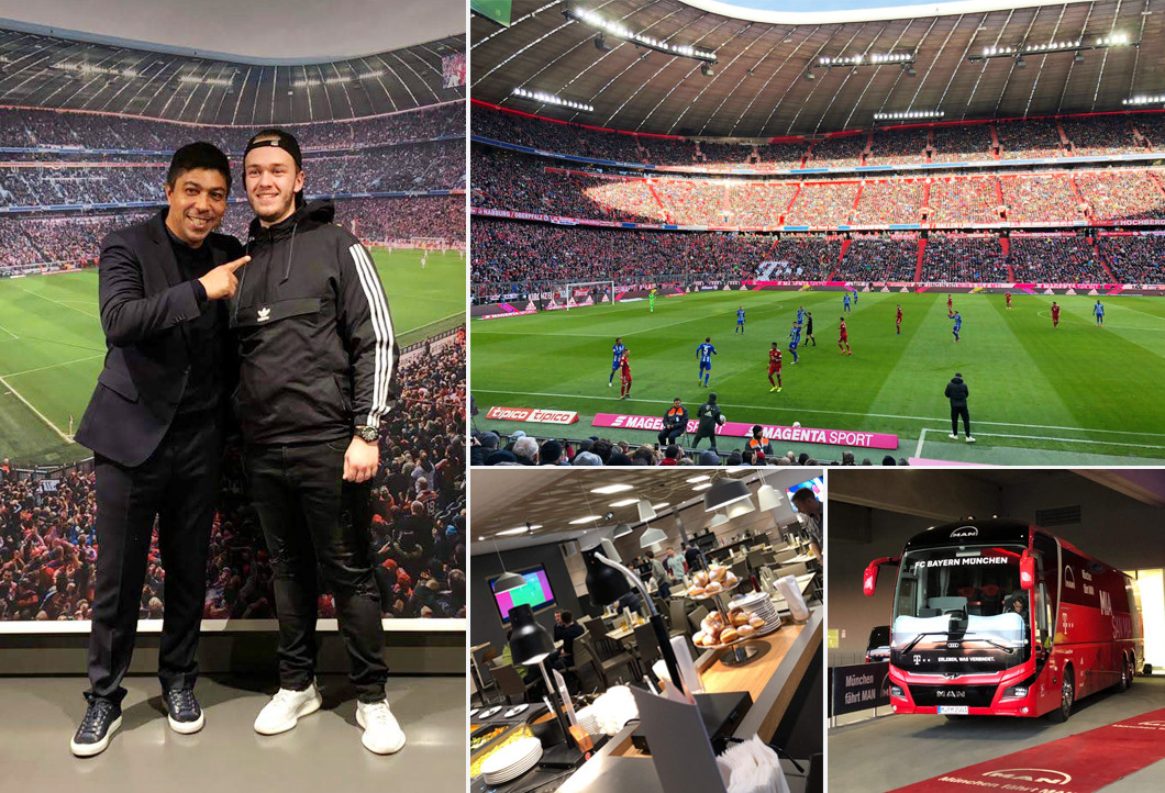 Als VIP beim FC Bayern & Giovane Elber getroffen