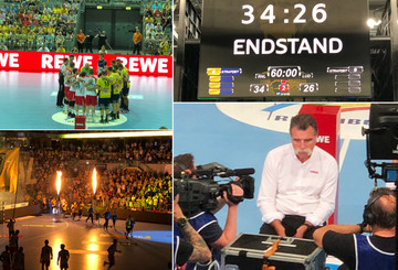 Beim Match Rhein Neckar Löwen vs. Eulen Ludwigshafen Beim Match Rhein Neckar Löwen vs. Eulen Ludwigshafen