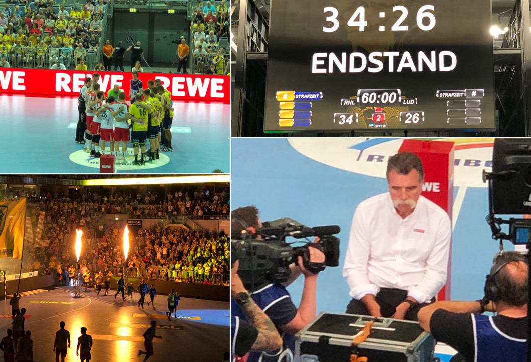 Beim Match Rhein Neckar Löwen vs. Eulen Ludwigshafen Beim Match Rhein Neckar Löwen vs. Eulen Ludwigshafen