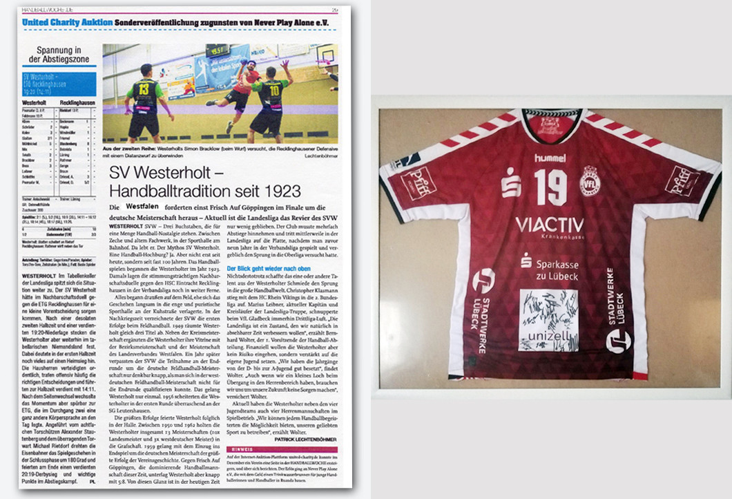 Der eigene Verein in Europas größter Handballzeitschrift Der eigene Verein in Europas größter Handballzeitschrift