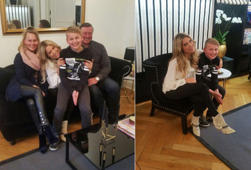 Marcs Familie mit Sylvie Meis Marcs Familie mit Sylvie Meis