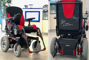 Heiner Lauterbachs Film-Rollstuhl wird ausgestellt