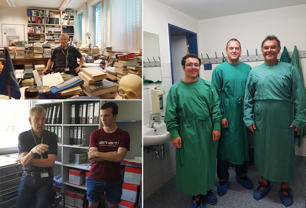 Beim Besuch der Rechtsmedizin Beim Besuch der Rechtsmedizin