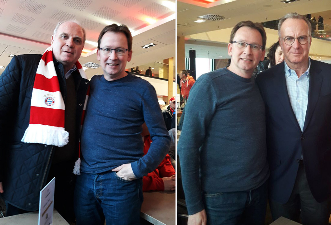 Stefan mit Uli Hoeneß und Karl-Heinz Rummenigge Stefan mit Uli Hoeneß und Karl-Heinz Rummenigge