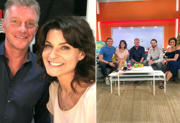 Markus mit Marlene Lufen im SAT.1-Frühstücksfernsehen