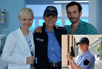 Gaby als Polizistin bei "In aller Freundschaft" Gaby als Polizistin bei "In aller Freundschaft"