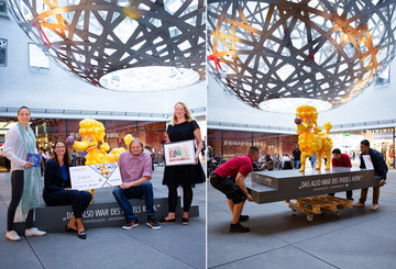 Falk bei der Abholung von Pudel Luzi