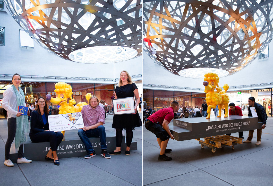 Falk bei der Abholung von Pudel Luzi