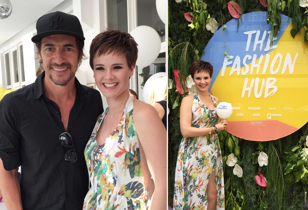 Simone mit Thomas Hayo beim Gala "The Fashion Hub" Simone mit Thomas Hayo beim Gala "The Fashion Hub"