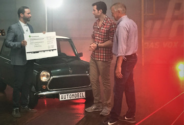 VOX & die DKMS freuen sich über den Erlös von 26.600 Euro