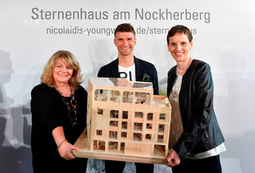 Alexandra Schörghuber, Thomas Müller und Martina Münch-Nicolaidis bei der Projektvorstellung Alexandra Schörghuber, Thomas Müller und Martina Münch-Nicolaidis bei der Projektvorstellung