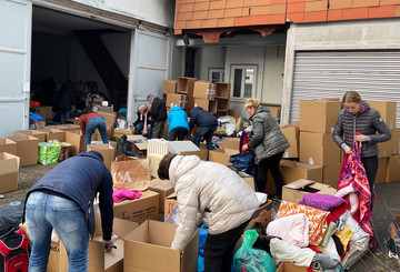 Die Hilfsgüter sind unterwegs in die Ukraine!