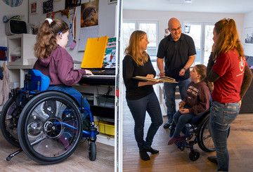 Die Stiftung AKM unterstützt Coralie und ihre Familie!