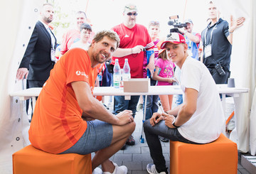 Dirk Nowitzki und Mick Schumacher setzen sich gemeinsam für Kinder ein