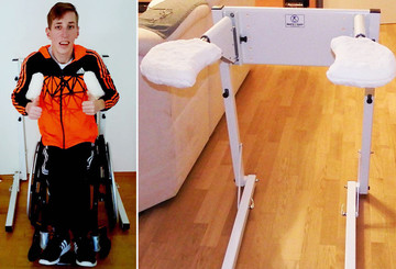 Eine Anziehhilfe als Schritt in die Selbstständigkeit