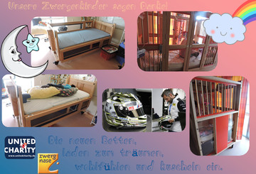 Die Collage aus dem ZWERG NASE-Haus