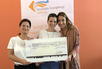 Bei der Nicolaidis YoungWings Stiftung in München