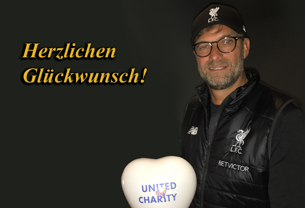 Wir gratulieren Jürgen Klopp! Wir gratulieren Jürgen Klopp!