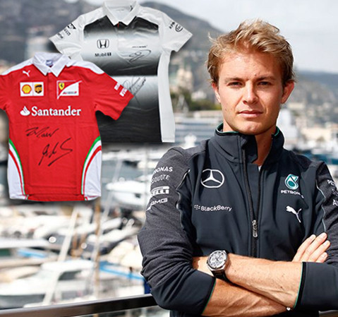 Formula 1 Start: Rosberg's Jacket, a McLaren Shirt and a Ferrari Polo Formula 1 Start: Rosberg's Jacket, a McLaren Shirt and a Ferrari Polo