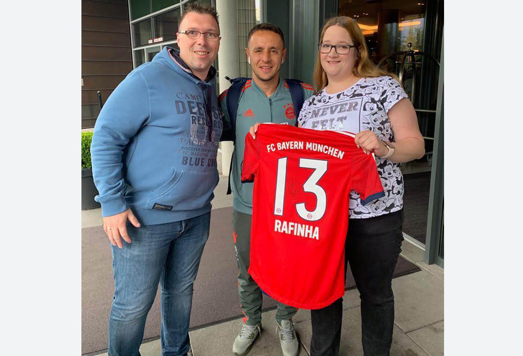 Jersey winners meet Rafinha